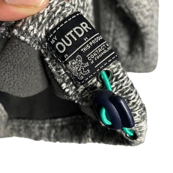 Redhill Brand Women's Black Marled Wool Knit Full Zip Hooded Jacket - Picture 6 of 11